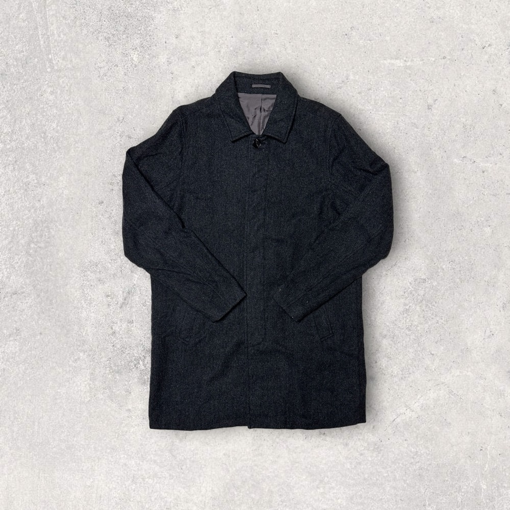Herringbone Peacoat - Abercrombie & Fitch x Abraham Moon